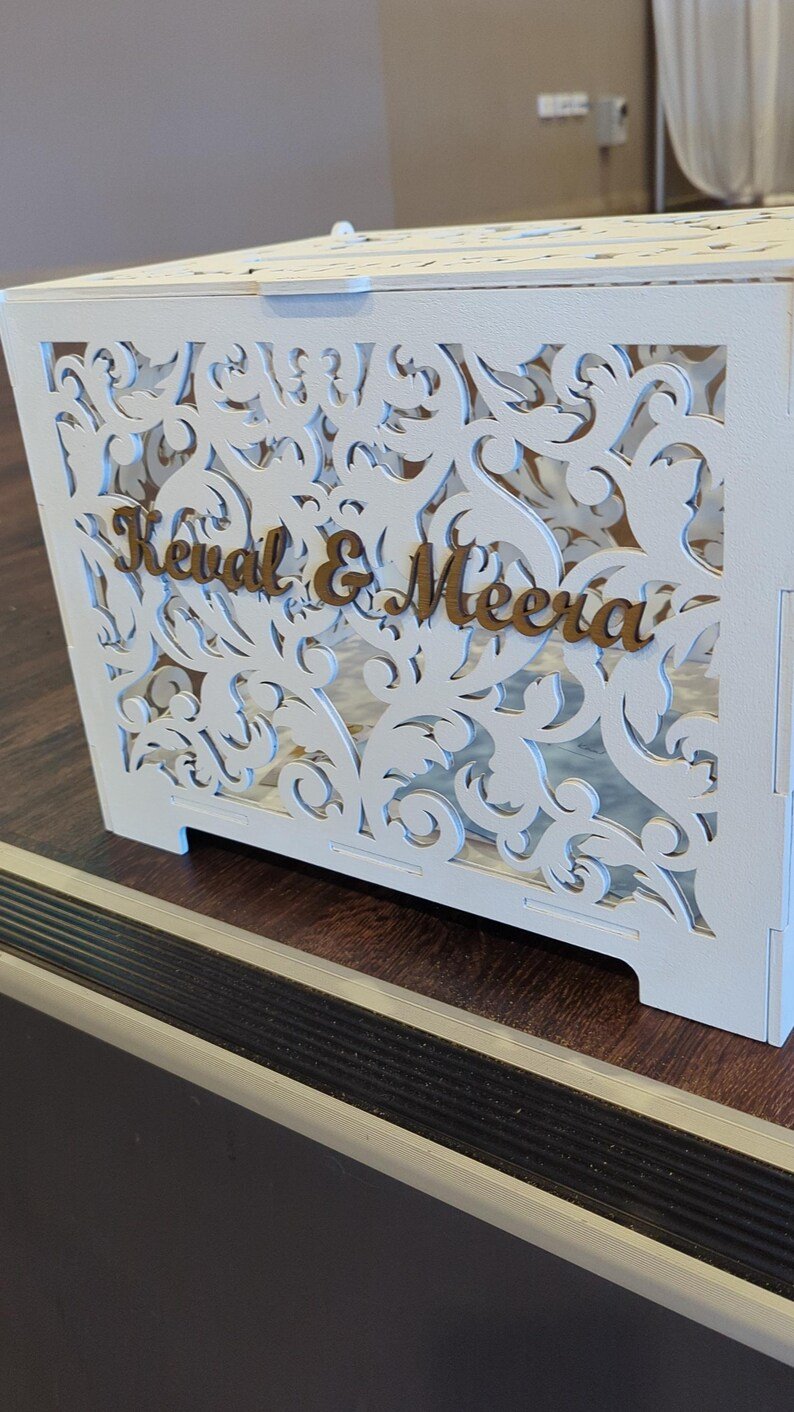 Custom Wedding Card Box