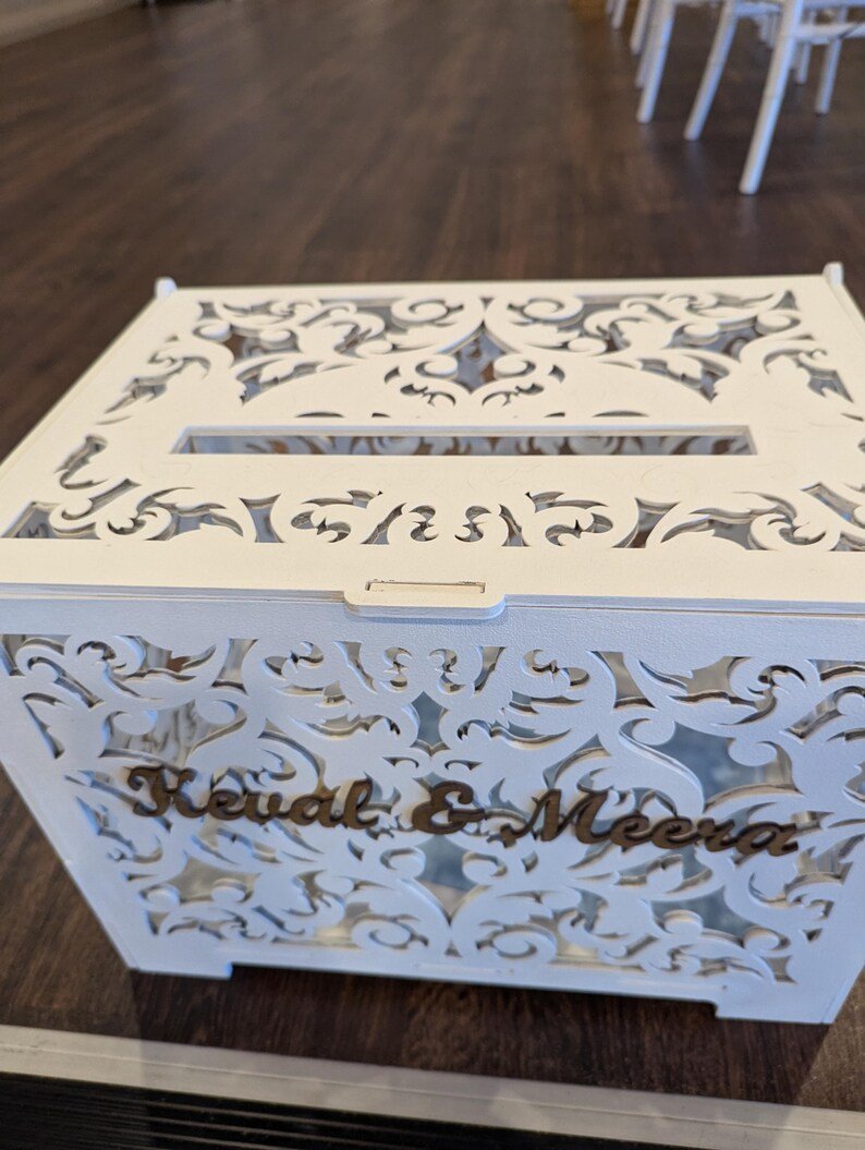 Custom Wedding Card Box