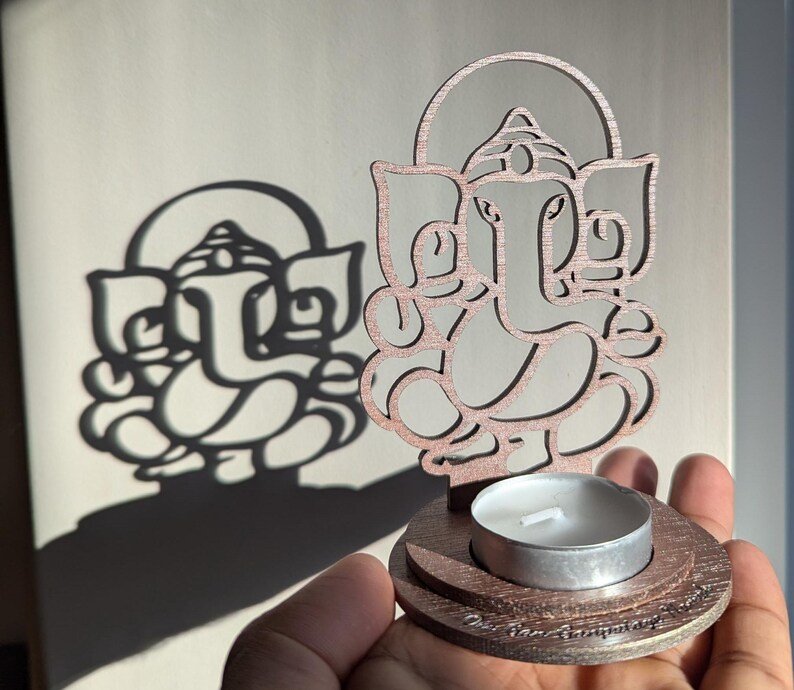 Personalised Ganesha Tealight