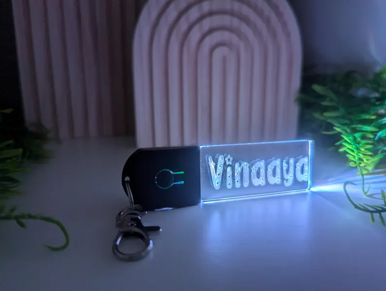 Custom Light-Up Keychain