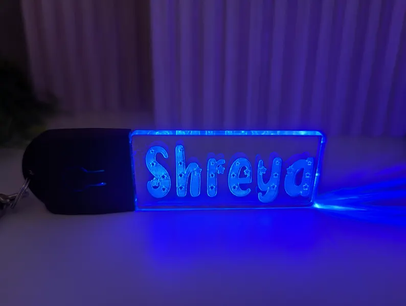 Custom Light-Up Keychain