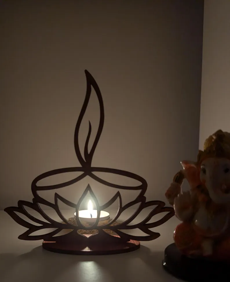 Reusable Candle Rangoli