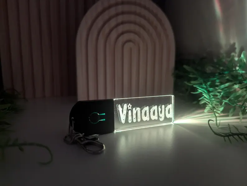 Custom Light-Up Keychain