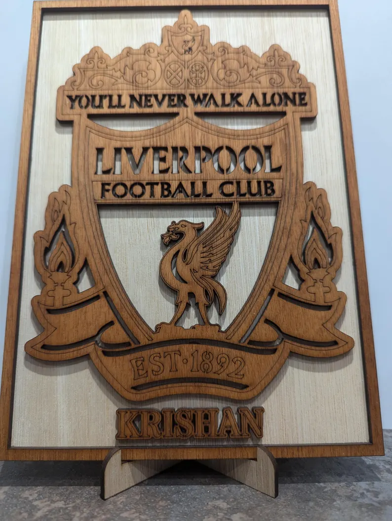 Personalised 3D Football Plaque