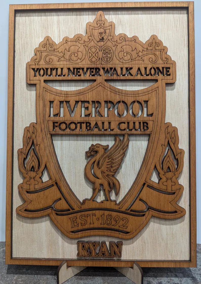 Personalised 3D Football Plaque