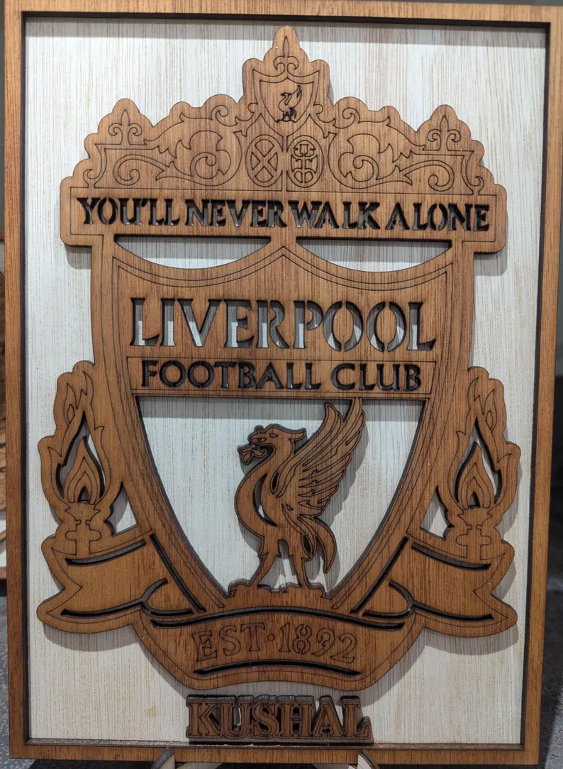 Personalised 3D Football Plaque
