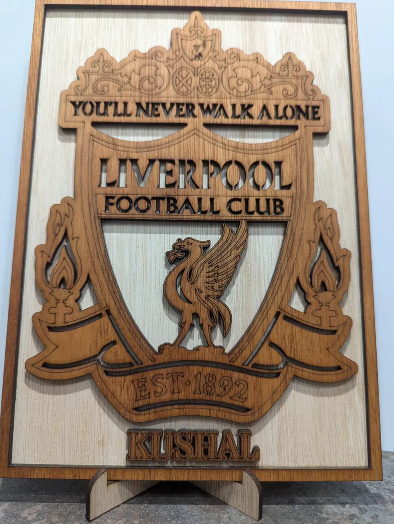 Personalised 3D Football Plaque