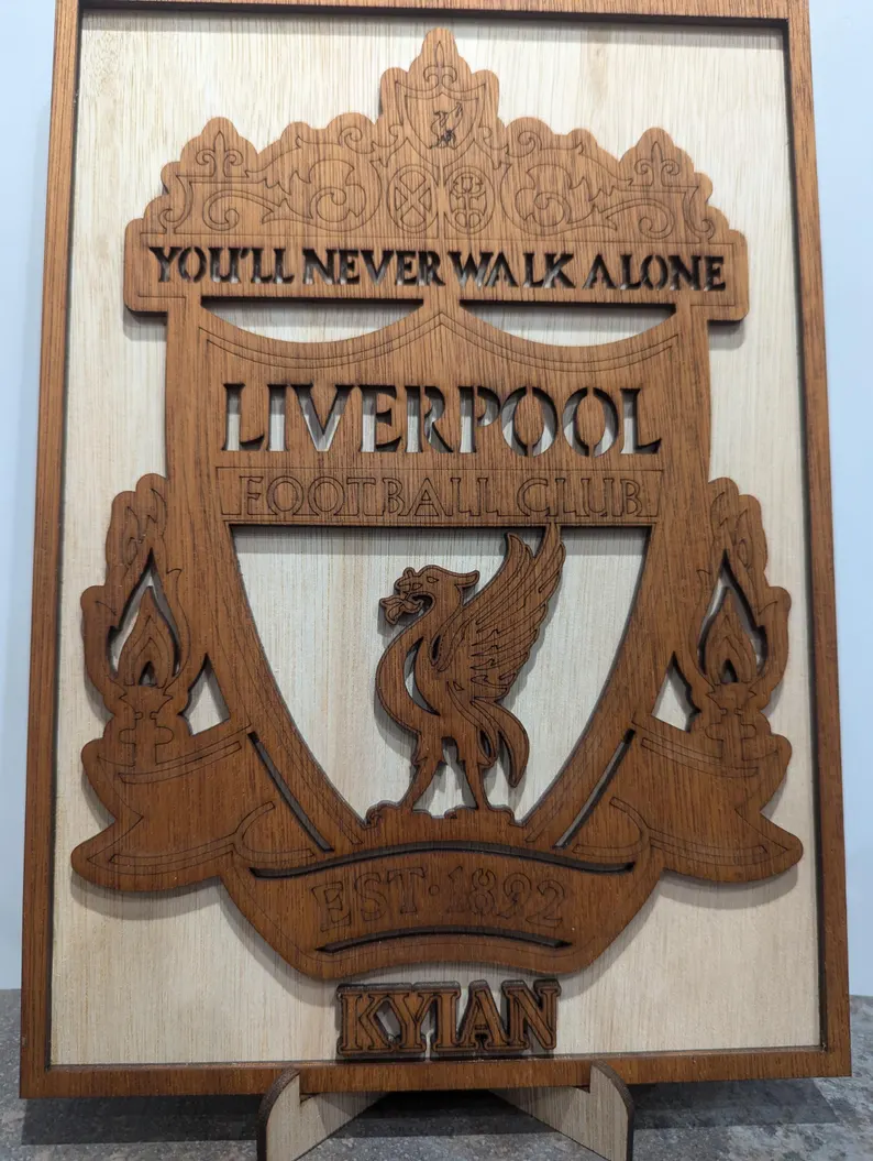 Personalised 3D Football Plaque