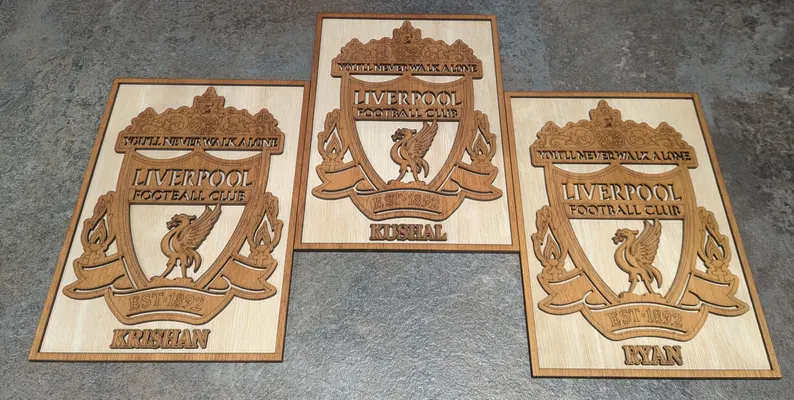 Personalised 3D Football Plaque