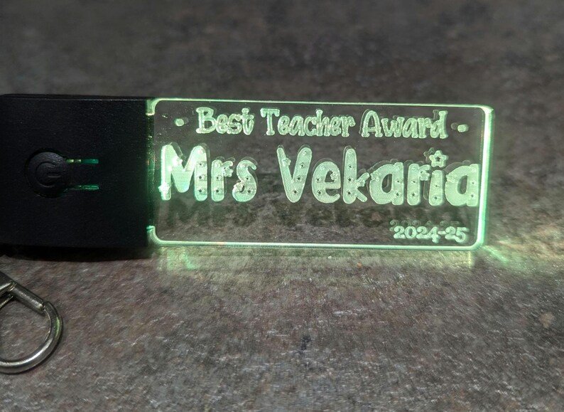 Personalised LED Keyring