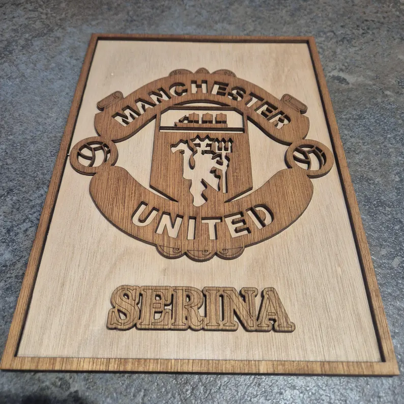 3D Football Name Plaque