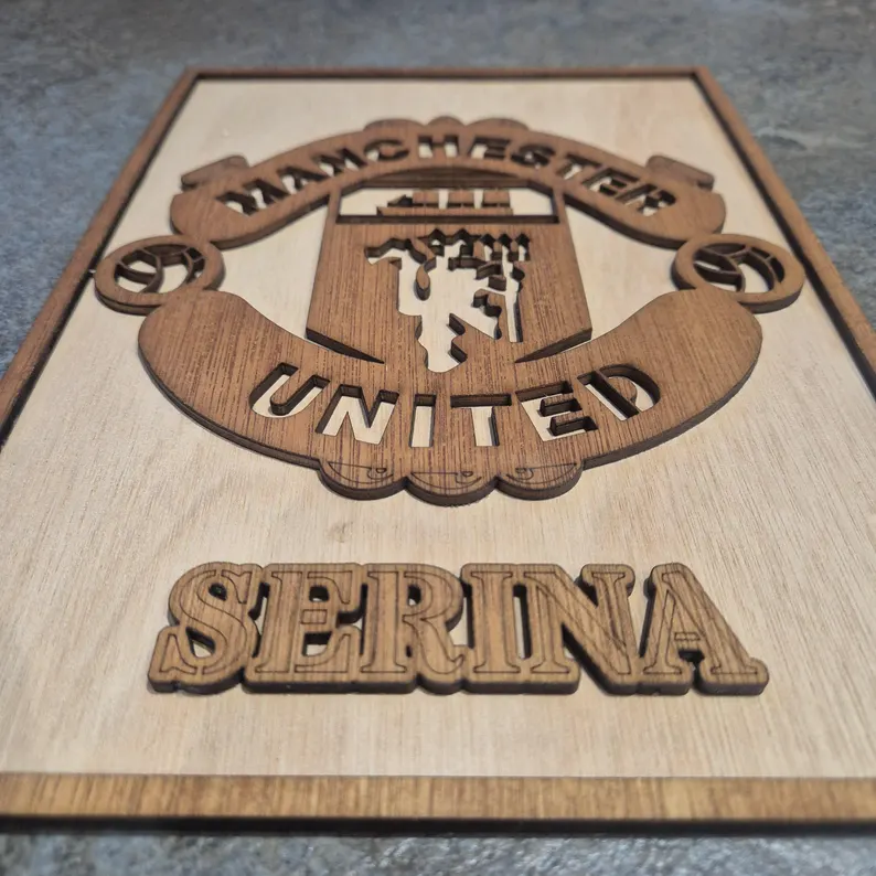 3D Football Name Plaque