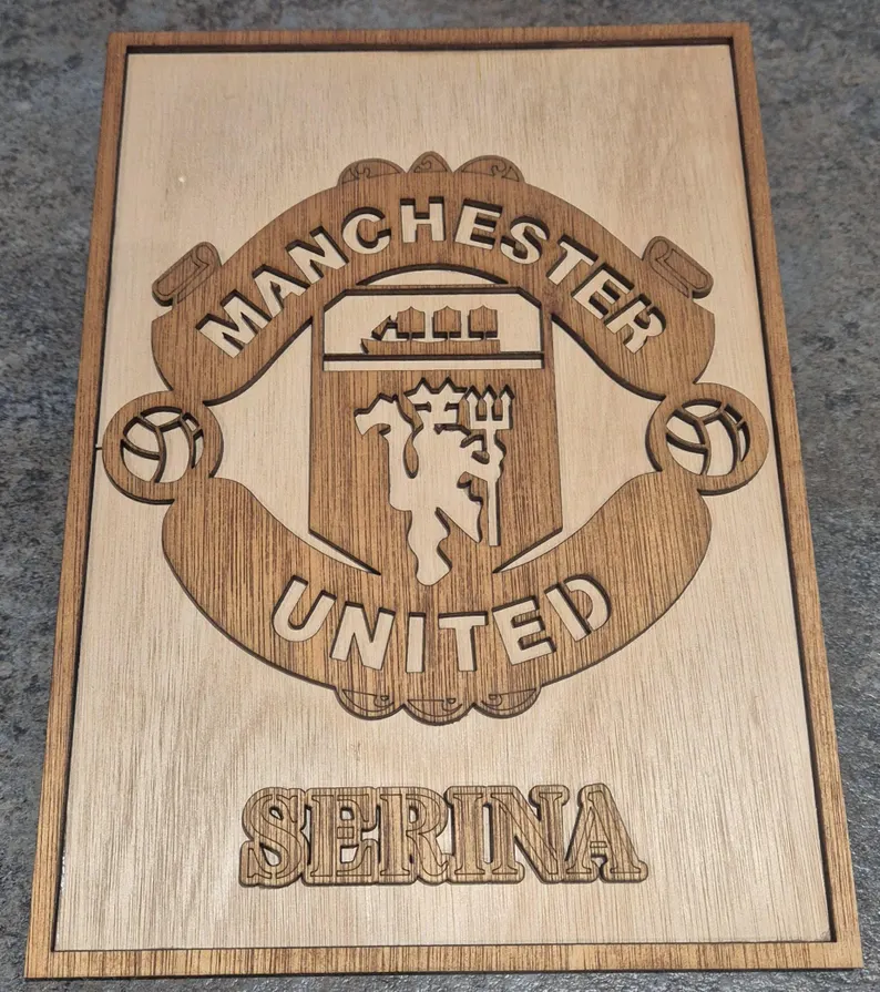 3D Football Name Plaque